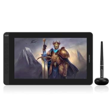 Imagem de MESA DIGITALIZADORA HUION KAMVAS GS1331 Android com ± 60 graus de reconhecimento de inclinação natural, (COSMO BLACK)