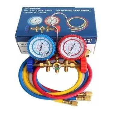 Imagem de Manifold Para Ar Condicionado R12 R22 R404a R134a Vulkan
