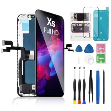 Imagem de MrR.OMW Kit de substituição de tela para iPhone Xs, display LCD FHD 3D, tela digitalizadora sensível ao toque para modelos A1920, A2097, A2098, A2100, 5,8 polegadas