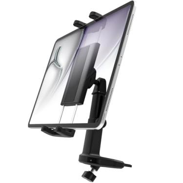 Imagem de LYFICCS Suporte universal de CD para tablet de carro para iPad 4-12,9 polegadas Pro/Air/Mini, iPhone 15/14/13/12/Kindle Fire HD, Galaxy e mais 4-12,9 polegadas Tablet Phone