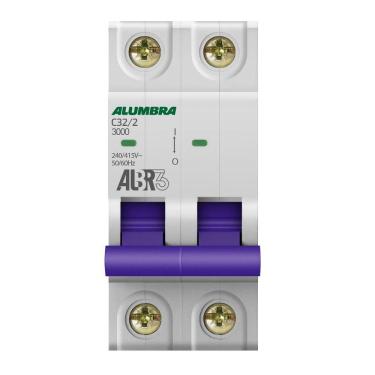 Imagem de Disjuntor Bipolar 2P 32A Curva C Albr3 Alumbra