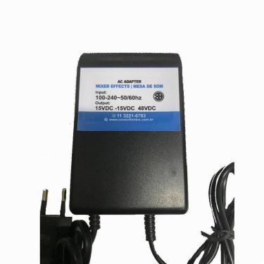 Imagem de Fonte Carregador 15V 48V Mesa Mixer Som Arcano Arm-Sbk Usb