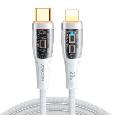 Imagem de Cabo Lightning Para Usb C 20W Carregador 1,2m Branco Joyroom
