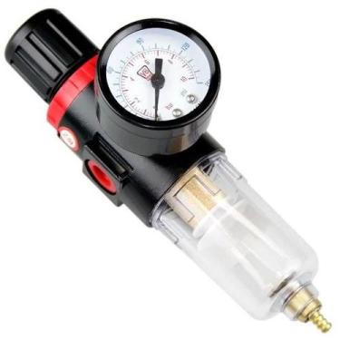 Imagem de Filtro de Ar Regulador com Entrada de ar de 1/4 Pol - V8 BRASIL