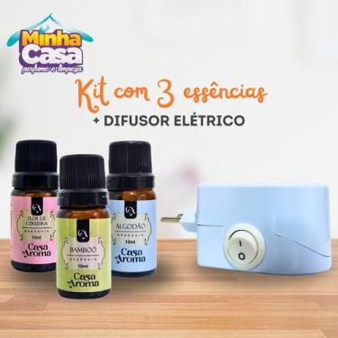 Imagem de Kit 3 Essência Pura Super Concentrada para Aromatizador + 1 Difusor El