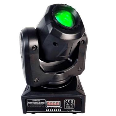Imagem de Canhão Mini Spot Moving Head Beam Giratório 7 LEDS Produto De Fácil Ma