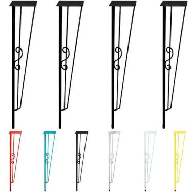 Imagem de Pé Base De Mesa De Jantar 04 Un Hairpin Legs Provençal - Genus Móveis,