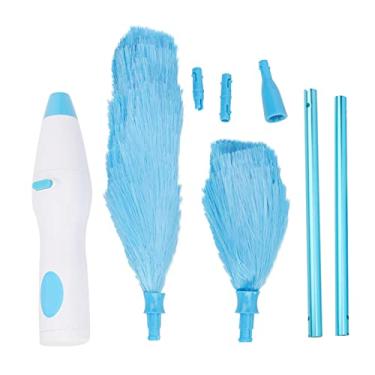 Imagem de Espanador Elétrico 180° Dobrável, Adsorção Automática, Escova, Ferramenta de Limpeza de Persianas de Poeira