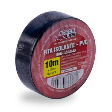 Imagem de Kit 5 Fita Isolante Antichama Uso Geral 10 Metros Elétrica Iluminação 