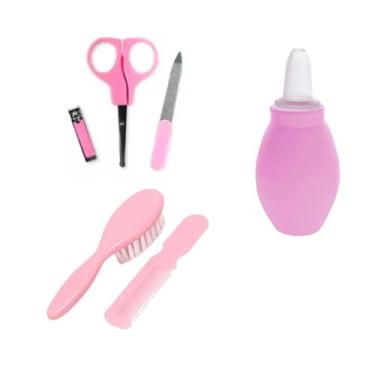 Imagem de Kit Maternidade 6 Peças Higiene Cuidados Bebê Recém Nascido Essencial 