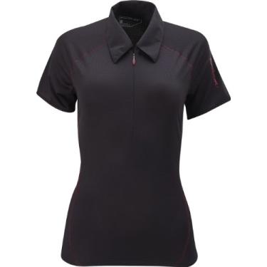 Imagem de Salomon Camiseta feminina Moto Polo Tee, preta, GG