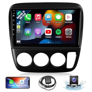 Imagem de Naifay Rádio automotivo Android para Honda CRV 1997 1998 1999 2000 2001 com carro sem fio CarPlay Android Auto, tela sensível ao toque de 2 + 32 G de 9 polegadas para câmera de backup CRV Car Stereo