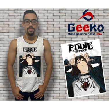 Imagem de Regata Eddie Munson Stranger Things Geeko, Branco, G