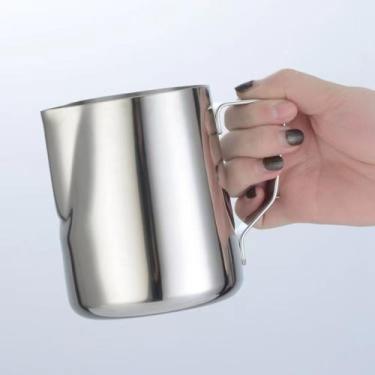 Imagem de Jarra Leiteira Cremeira 350ml Latte Barista Pitcher - raleo