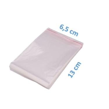 Imagem de Saco Adesivado Plastico Transparente 6,5x13 C/ 200 Unidades - Fs