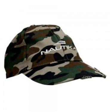 Imagem de Boné Camuflado Com Lanterna e Abridor de Garrafas Nautika
