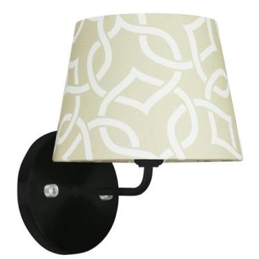 Imagem de Arandela Preta De Cupula Tradicional Elos Bege - MARRYLUZ