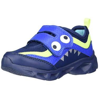 Imagem de Carter's Tênis infantil unissex Olympus, Azul marino, 4 Toddler