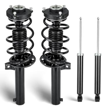 Imagem de Amortecedor completo dianteiro e traseiro com mola de bobina compatível com 06-13 AUDI A3 Quattro, 10-14 Volkswagen Golf, 06-09 Passat/Rabbit, 09-17 CC, 05-10 Jetta, substitui 172311 5611