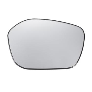 Imagem de X AUTOHAUX Substituição de vidro retrovisor do lado direito do passageiro do carro com placa de suporte vidro branco aquecido para Honda Civic 2022-2024