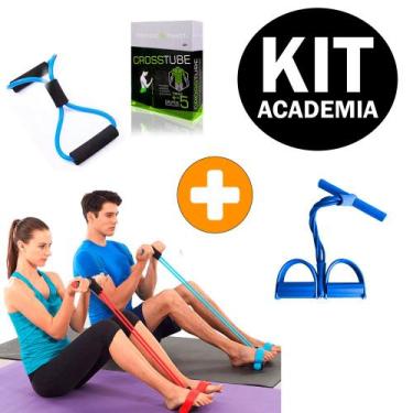 Imagem de Kit Elástico de Tensão Extensor Cross Tube + Elástico de Tensão com Ap