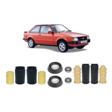 Imagem de 4 Kit Coxim Dianteiro + Batente Traseiro Escort 1983 1984 85 - QualyKi
