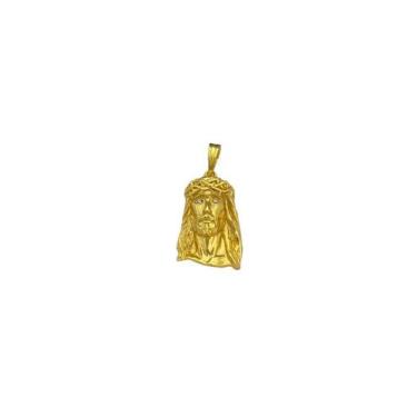 Imagem de Pingente jesus cristo p - banhado a ouro 18k - ToJoia18k