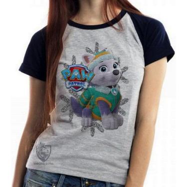 Imagem de Baby look blusa feminina ou Camiseta unissex  Patrulha Canina Everest 
