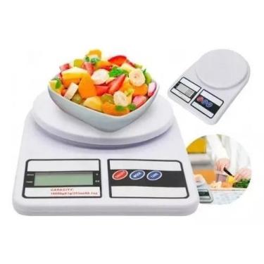 Imagem de Balança De Cozinha Digital Precisão 10kg  2 Pilhas - REIS VARIEDADES M
