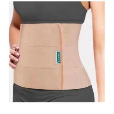 Imagem de Cinta Ortopedica Faixa Abdominal Elastica 3 Paineis - A.R Variedades M