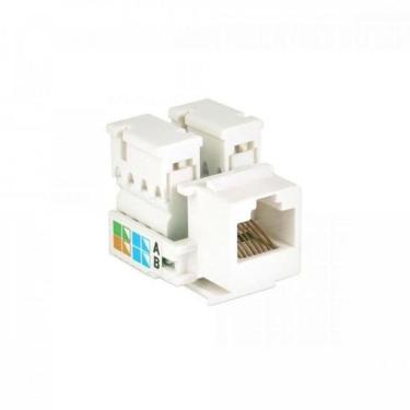 Imagem de Tomada Keystone RJ45 CAT5E KEYS0001 STORM - PCT / 100