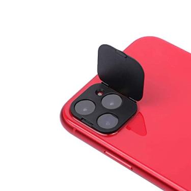 Imagem de Capa de lente de câmera compatível com iPhone 11 Pro/iPhone 11 Pro Max, protetor de lente de câmera protege sua privacidade e segurança, adesivo forte