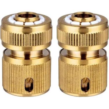 Imagem de Kit Engate Rápido para Mangueira Jardim 1/2 + Bico Conector de Torneir