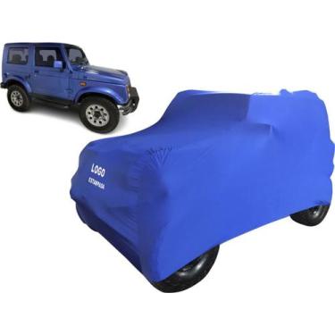 Imagem de Capa Carro Suzuki Samurai Metal Proteção Pintura - Mz, Azul
