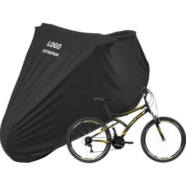 Imagem de Capa Tecido Para Bicicleta Caloi Andes 26 Urbana Aro 26 - Mz, Preto