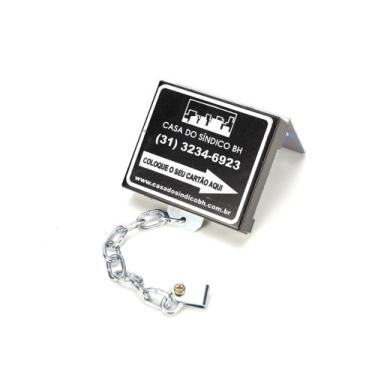 Imagem de Trava para carrinho de compras de condomínio - Casa do Síndico BH