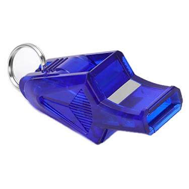 Imagem de Apito Retumbante Resistente e Resistente para Competições Esportivas, Apito de árbitro Com Cordão, Apito Portátil para Basquete, Futebol (Azul escuro)