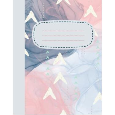 Imagem de Dot Grid Composition Notebook: Pink Gray Smoky Ink Arrows Abstract for Artists, Creatives, Designers