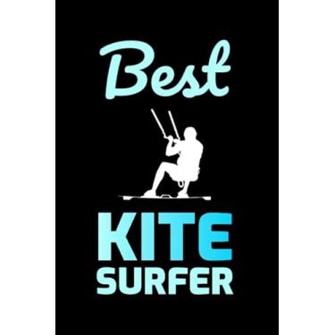 Imagem de Best Kitesurfer: Kiteboarding Kitesurfing Gift Blank Lined Journal Notebook Diary
