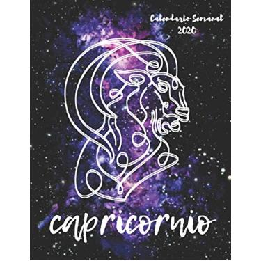Imagem de Capricornio: Calendario Semanal 2020 - Enero a Diciembre - El regalo perfecto para tu Capricornio favorito - Calendario, agenda, organizador, libreta, ... del Zodiaco Horoscopo en Constelación: 4