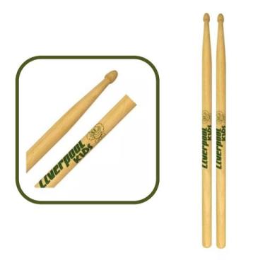 Imagem de Baqueta Infantil Liverpool Kids Madeira Llkid Natural Novo