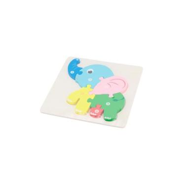 Imagem de quebra cuca roy - elefante  de quebra cabeça (1 unidade) - Royal Toys