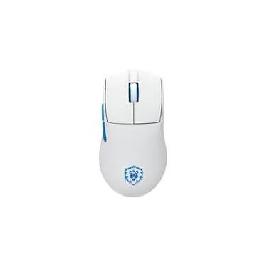 Imagem de Mouse Gamer Sem Fio Redragon King Pro Aliança Do World Of Warcraft, até 26000DPI, Bluetooth e USB Tipo-C, Branco - 6975763145166