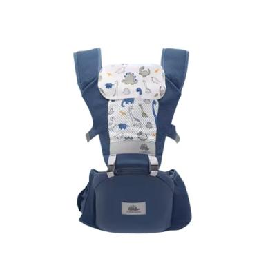 Imagem de Canguru Para Bebe,Alça De Transporte Multifuncional 6 e 1,Canguru Ergonomico Para Bebe,Adequado Para 0-36 Meses (AZUL)
