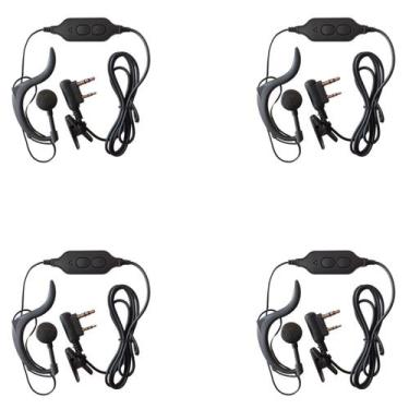 Imagem de 4 Fones UV-82 Para Rádio Comunicador Baofeng - Lellis Rocha
