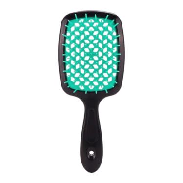 Imagem de Almofada de ar pente cabelo emaranhado pente escova de cabelo massagem oco para fora molhado cacheado escovas de cabelo barbeiro ferramenta de estilo (04)