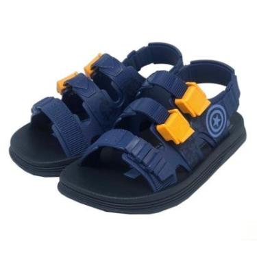 Imagem de Sandalia Infantil Menino Ajuste Amplo Marvel New Age 23008-Masculino