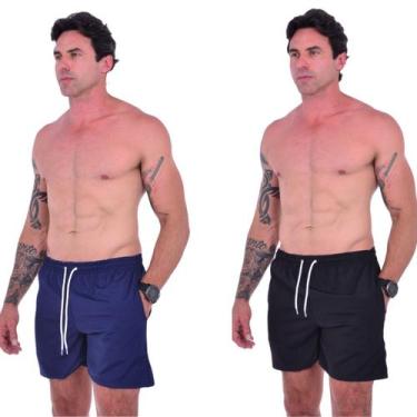 Imagem de Short Masculino Dry Fit Tectel Liso Sarja Premium Treino Mauricinho - 
