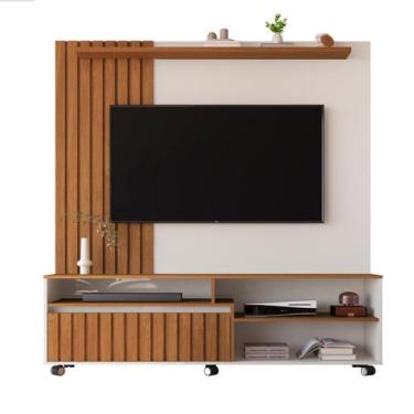 Imagem de Home Theater Sala De Estar Corrediça Telescópica Três Nichos Havana - 