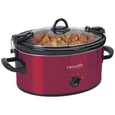 Imagem de Panela Elétrica de 6L, Serve até 7 Pessoas, 250W, 110V, CROCK POT SCCPVL600 R, Vermelho